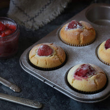 Load image into Gallery viewer, FineDecor Nonstick Muffin Cake Pan, Bakeware 6-Cavity Muffin Tin With Grips for Oven Baking- 6 Cup (Champagne Gold), FD 3121