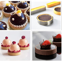 Load image into Gallery viewer, FineDecor Perforated Round Shape Tart Ring - Stainless Steel Tart Ring for Baking - Cake Mousse Ring Mold - 3 Pieces Set ( 2.5", 3", 4" ) - FD 3309