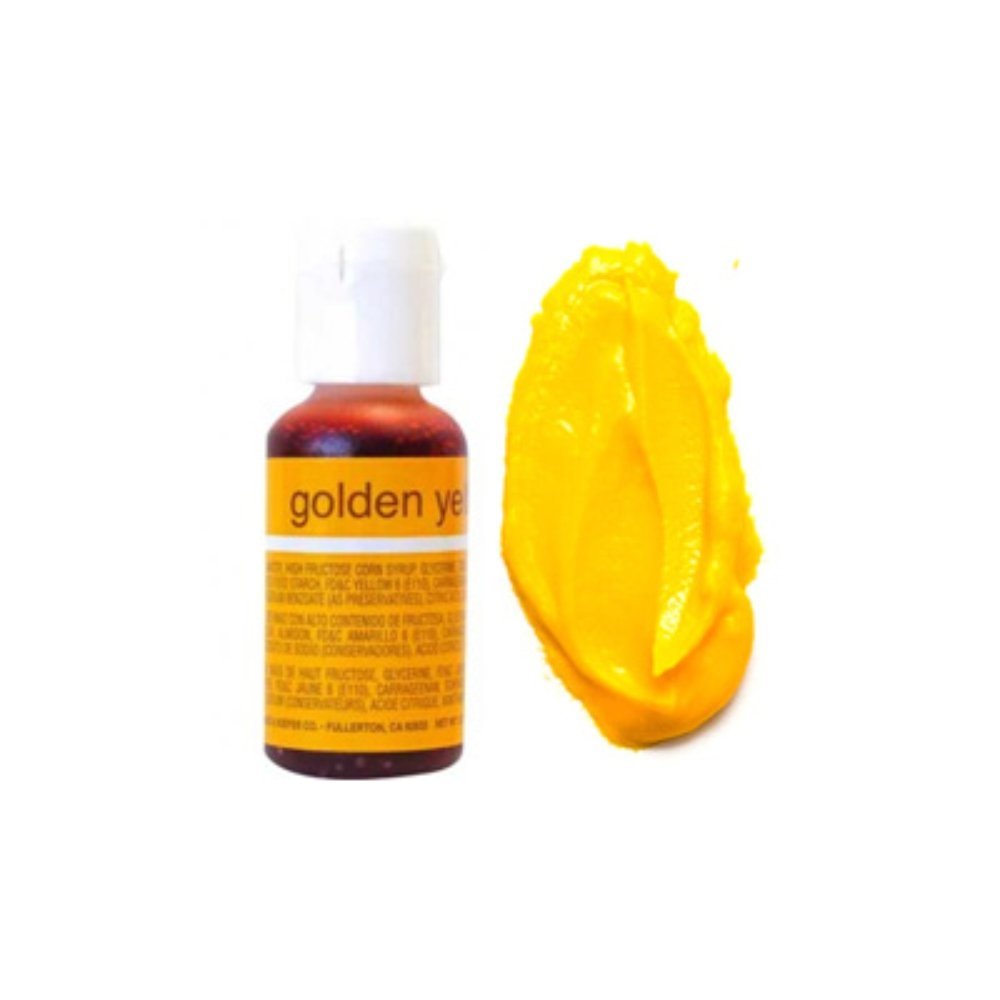 Chefmaster Liqua-Gel, Golden Yellow, 20 ml