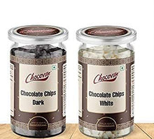 Load image into Gallery viewer, Chocoville Chocolate Chips Combo (Dark Chips, 200 g + White Chips, 200 g)