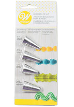 Load image into Gallery viewer, Wilton Border Tip Set (Nozzles), 4pcs