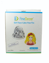 Load image into Gallery viewer, FINEDECOR FD2113 Barbie Girl Face Shape Cake Pan/Tin
