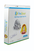 Load image into Gallery viewer, FINEDECOR FD2113 Barbie Girl Face Shape Cake Pan/Tin
