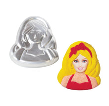 Load image into Gallery viewer, FINEDECOR FD2113 Barbie Girl Face Shape Cake Pan/Tin