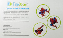 Load image into Gallery viewer, FINEDECOR FD2111 Spider Man Shape Cake Pan/Tin