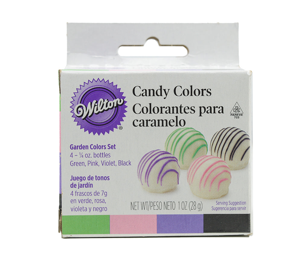 Wilton Garden Candy Color Set (7 g X 4 Bottles X 1 Set)
