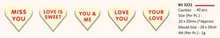 Load image into Gallery viewer, Foodecor Heart Shape Valentine's Special Decorative Transfer Mould (Pack of 2) - BV 3221