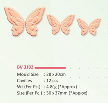 Load image into Gallery viewer, Foodecor Peach Butterfly Decorative Mould- BV 3382 (Pack of 2)