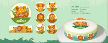Load image into Gallery viewer, Foodecor Jungle Theme Decorative Mould (Pack of 2)- BV 3385
