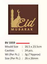 Load image into Gallery viewer, Foodecor Eid Theme Decorative Transfer Mould (Pack of 2) - BV 3359