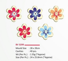 Load image into Gallery viewer, Foodecor Flower Shaped Decorative Transfer Mould (Pack of 2)- BV 3299