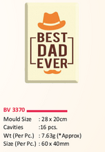 Load image into Gallery viewer, Foodecor Father's Day Decorative Transfer Mould (Pack of 2) - BV 3370