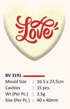 Load image into Gallery viewer, Foodecor Heart Shape Decorative Transfer Mould (Pack of 2)- BV 3191