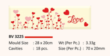 Load image into Gallery viewer, Foodecor Love Theme Decorative Transfer Mould (Pack of 2) - BV 3225