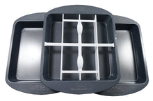 Load image into Gallery viewer, Wilton Square Checkerboard Cake Pan Set, (8”x8”x1.5”)