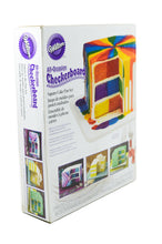 Load image into Gallery viewer, Wilton Square Checkerboard Cake Pan Set, (8”x8”x1.5”)