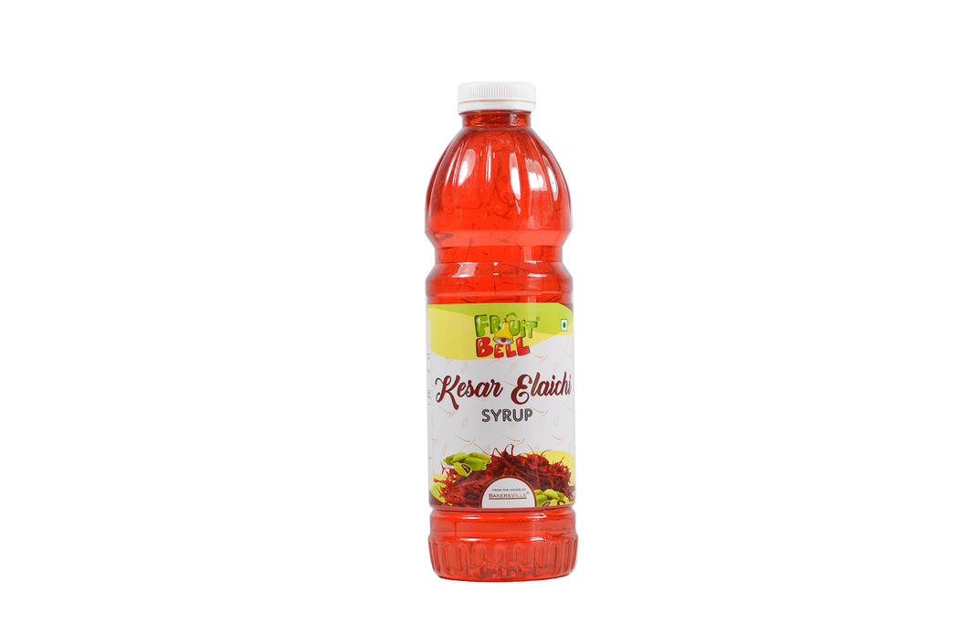 Fruitbell Fruit Syrup - Kesar Elaichi - 1000 ml