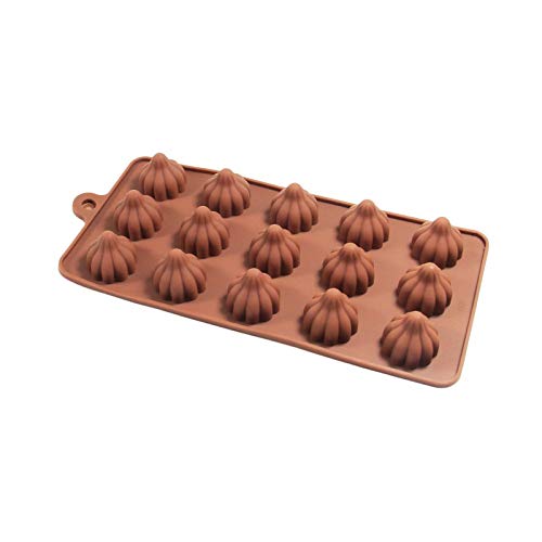 Finedecor Silicone Modak Shape Chocolate Mould - FD 3150, (15 Cavities)