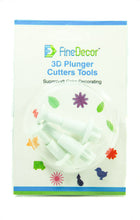 Load image into Gallery viewer, Finedecor Flower Blossom Shape Plunger Cutter Tools 4 Pcs - FD 2435
