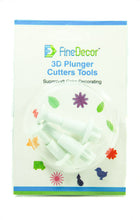 Load image into Gallery viewer, Finedecor Flower Blossom Shape Plunger Cutter Tools 4 Pcs - FD 2435