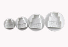 Load image into Gallery viewer, Finedecor 3D Three Tiers Cake Plunger Cutter tools - FD - 2470