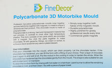 Load image into Gallery viewer, Finedecor 3D Polycarbonate Chocolate Mould - Motorbike (FD2538)