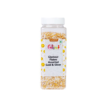 Load image into Gallery viewer, Glint Glamour Flakes Gold & Silver, 450 g