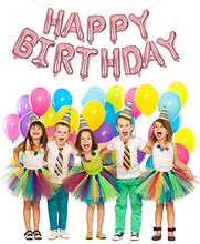 Load image into Gallery viewer, Let's Party Happy Birthday Balloon Pink (16 Inch), 13 Pcs Reusable