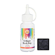 Load image into Gallery viewer, MetaGlo Cake Decorating Drip "Brilliant Black" Edible Sparkling Drip ( Black ), 100 gm