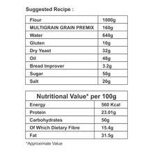 Load image into Gallery viewer, Purix MultiGrain Bread Mix / High Protein & Low Carbs Bread Flour, 1 kg