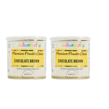 Load image into Gallery viewer, Colourmist Premium Powder Colours, Chocolate Brown,100 G (Pack Of 2)