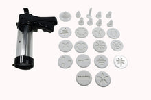 Load image into Gallery viewer, FINEDECOR Plastic Professional Manual Cookie Press (21 Pcs X 1 Set, Multicolour)
