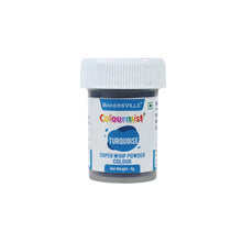 Load image into Gallery viewer, Colourmist Super Whip Edible Powder Colour, (Turquoise), 5g | Powder Colour For Cream / Icing / Fondant / Frosting / Dessert / Baking |