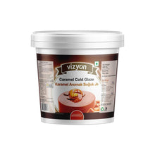 Load image into Gallery viewer, Vizyon Cold Glaze 900 Gm, Caramel