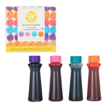Load image into Gallery viewer, Wilton Neon Gel Food Color Set, Multicolour (Pack of 4)