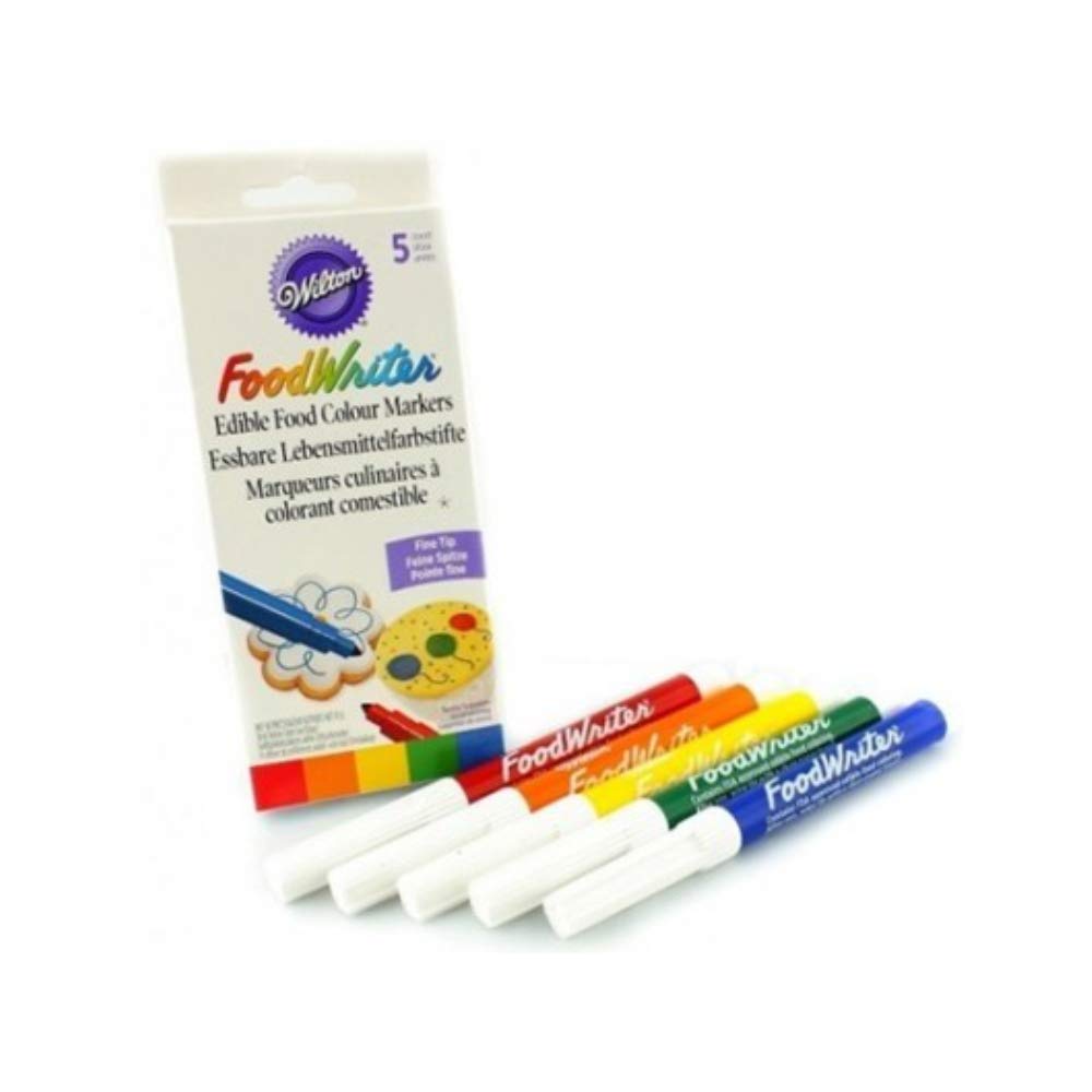 Wilton Foodwriter Edible Markers (5 Pieces X 1 Pack)