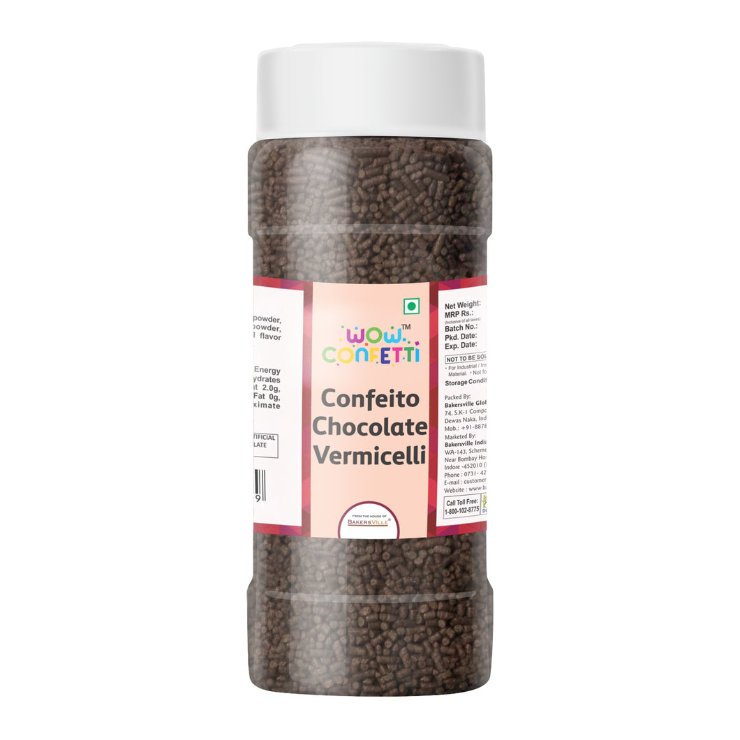 Wow Confetti™ Confeito Chocolate Vermicelli (Sprinkles), 125g