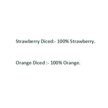 Load image into Gallery viewer, Fruitbell Freeze Dried Combo Of Diced Strawberry & Diced Orange, 20g (10g Each), Healthy Fruit Snack, 100% Natural, No Preservatives, No Added Sugar