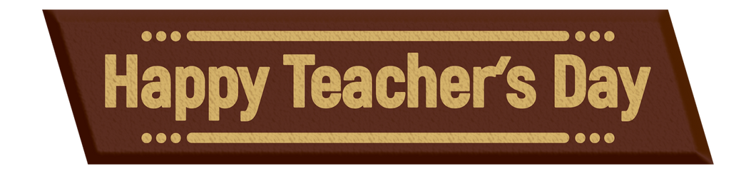 Foodecor Teacher's Day ThemeDecorative Transfer Mould (Pack Of 2) - BV 3280