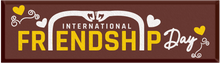 Load image into Gallery viewer, Foodecor International Friendship Day Decorative Transfer Mould (Pack of 2) - BV 3246
