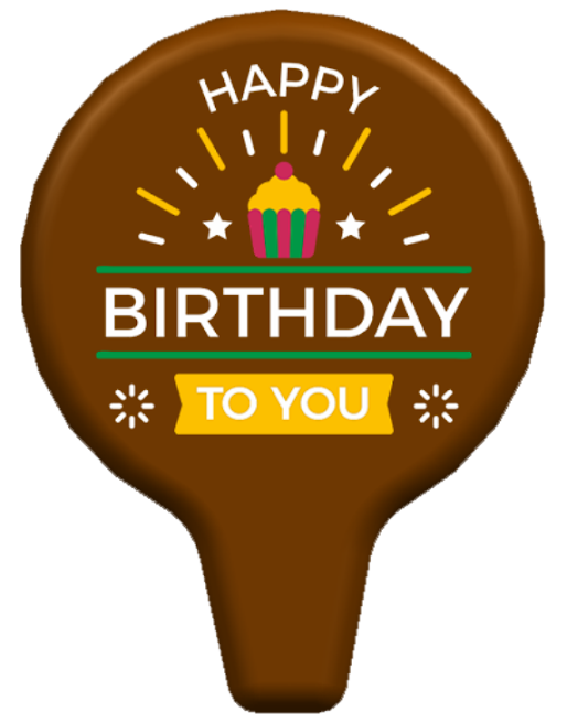Foodecor BirthDay Theme Decorative Transfer Mould (Pack of 2) - BV 3257