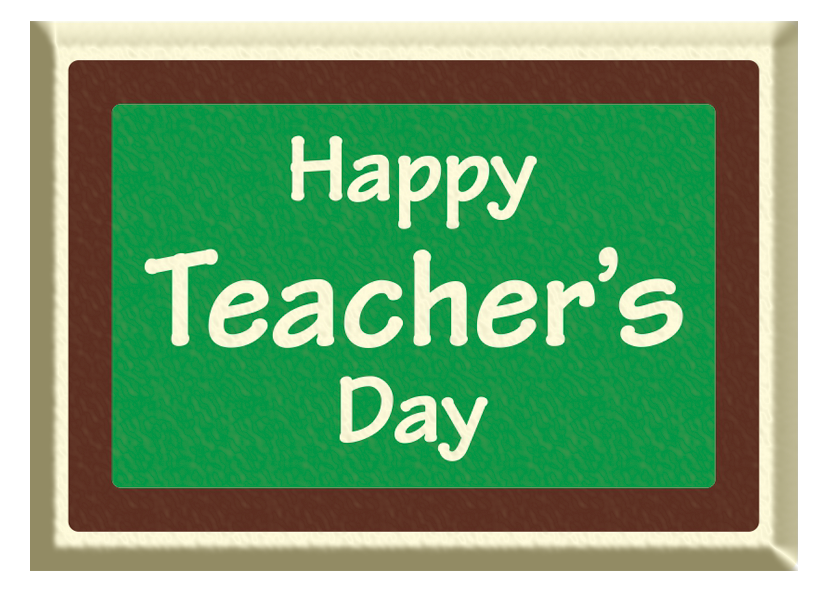 Foodecor Teacher's Day Theme Decorative Transfer Mould (Pack Of 2) - BV 3279