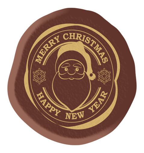 Foodecor Santa Face Decorative Transfer Mould (Pack of 2)- BV 3340