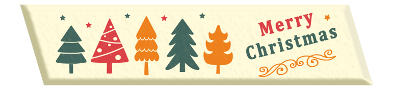 Foodecor Christmas Tree Design Decorative Transfer Mould (Pack of 2)-BV 3337