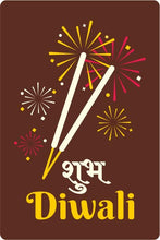 Load image into Gallery viewer, Foodecor &quot;शुभ दीपावली&quot; Wishes Decorative Transfer Mould - BV 3285 (Pack of 2)
