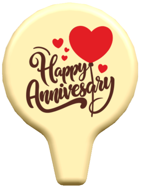 Foodecor Anniversary Theme Decorative Transfer Mould (Pack of 2)- BV 3263
