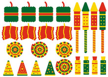 Load image into Gallery viewer, Foodecor Festive Firecracker Decorative Transfer Mould - BV 3309 (Pack of 2)
