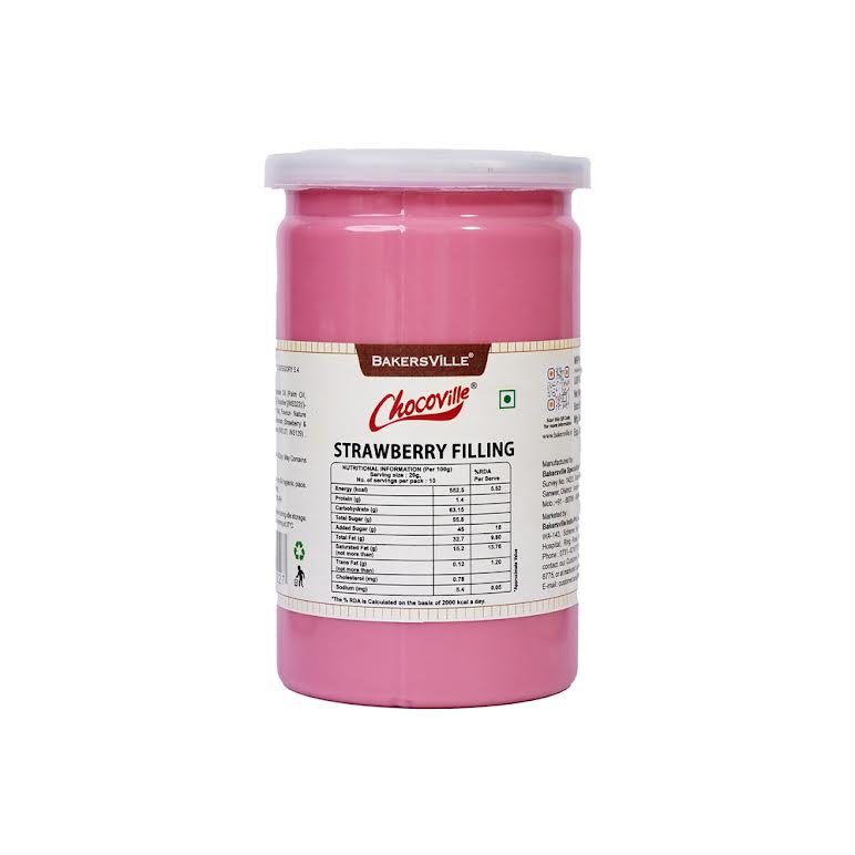 Chocoville Strawberry Filling, 200 Gm