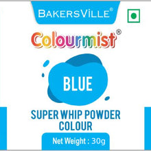 Load image into Gallery viewer, Colourmist Super Whip Edible Powder Colour, (Blue), 30g | Powder Colour For Cream / Icing / Fondant / Frosting / Dessert / Baking |
