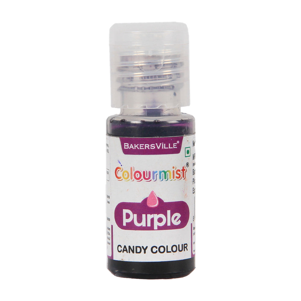 Colourmist Oil Candy Color for Chocolate & Oil Based Products, (Purple), 20g